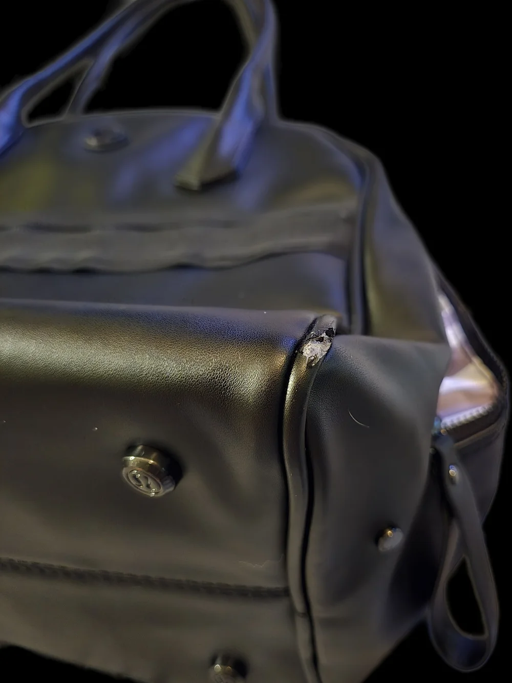 Lululemon Sweat Once a Day Bag w Original Yoga Strap. Laptop/Gym Carryall.